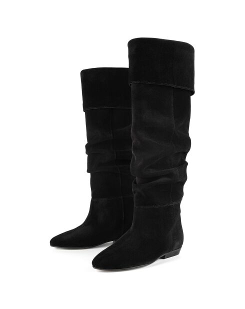Bottes en Cuir Mixed Feelings noires