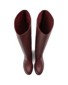 Bottes en Cuir Mr Jones Maxi bordeaux