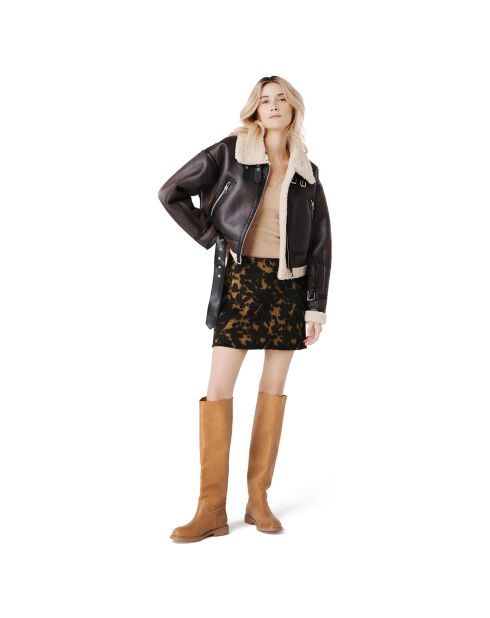 Mr. Jones Maxi-Stiefel aus Kamelfarbenem Leder