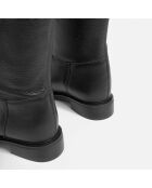Bottes en Cuir Mr Jones Maxi noires