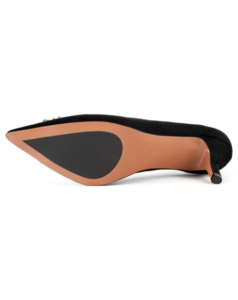 Escarpins en Cuir Celebrity noirs - Talon 7 cm