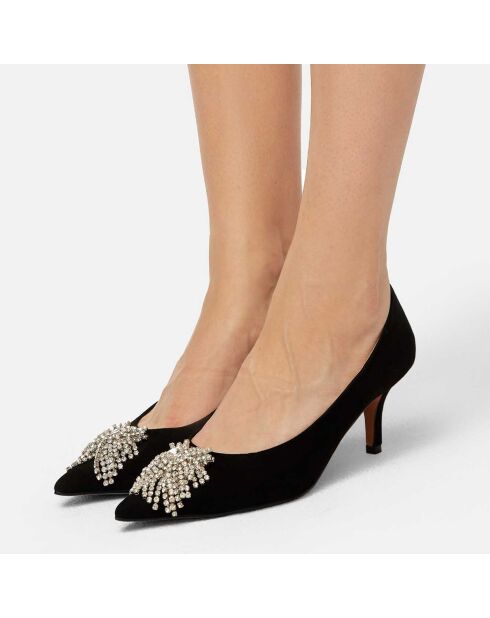 Escarpins en Cuir Celebrity noirs - Talon 7 cm