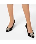 Escarpins en Cuir Celebrity noirs - Talon 7 cm