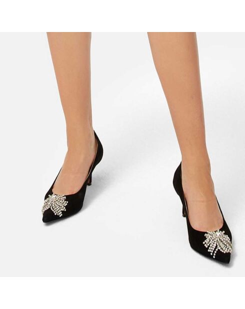 Escarpins en Cuir Celebrity noirs - Talon 7 cm