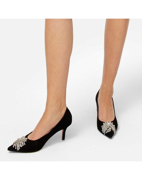 Escarpins en Cuir Celebrity noirs - Talon 7 cm
