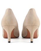 Escarpins en Cuir Celebrity nude - Talon 7 cm