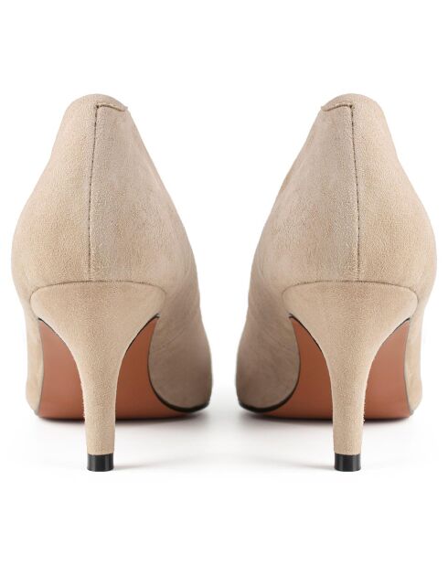 Escarpins en Cuir Celebrity nude - Talon 7 cm