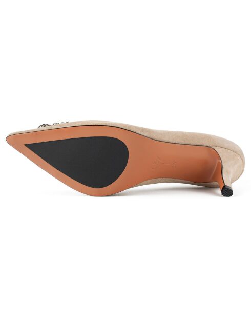 Escarpins en Cuir Celebrity nude - Talon 7 cm