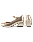 Escarpins en Cuir Hear Me Out dorés - Talon 5 cm