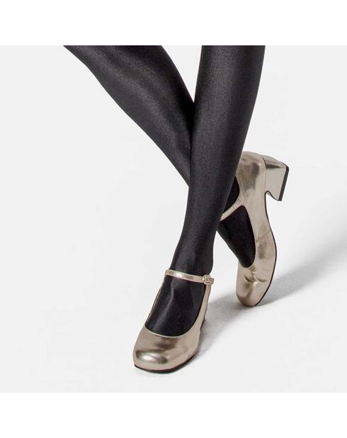 Escarpins en Cuir Hear Me Out dorés - Talon 5 cm