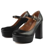 Escarpins en Cuir Sweet Sensation noirs - Talon 12 cm