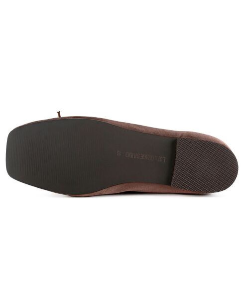 Ballerines en Cuir Bibi marron