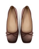 Ballerines en Cuir Bibi marron