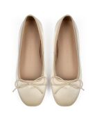 Ballerine Bibi bianche in pelle