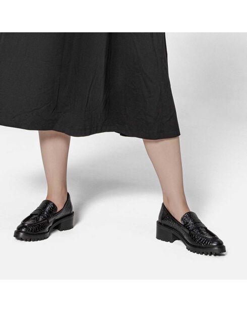 Mocassins en Cuir Almost Famous noirs