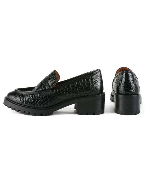 Mocassins en Cuir Almost Famous noirs