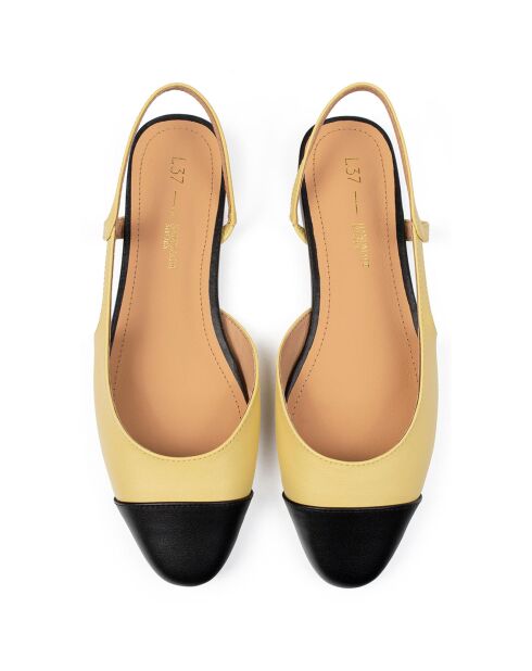 Ballerines en Cuir And So On jaunes