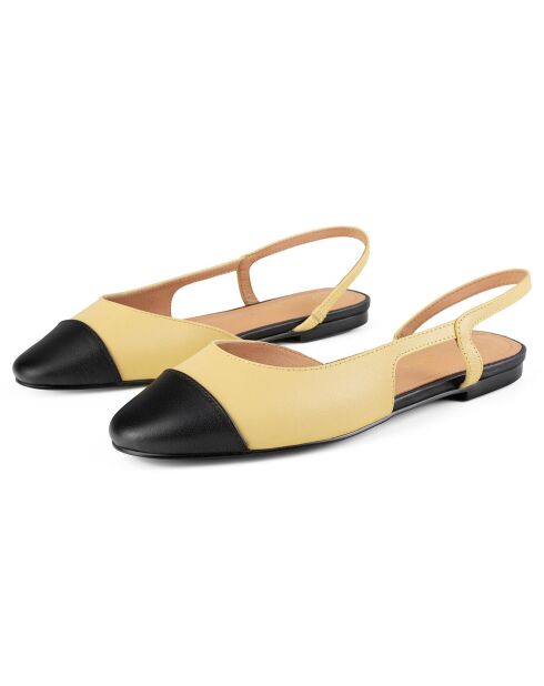 Ballerines en Cuir And So On jaunes