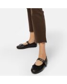Ballerines en Cuir Forgive And Forget noires