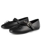 Ballerines en Cuir Forgive And Forget noires