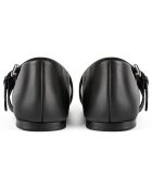 Ballerines en Cuir Forgive And Forget noires