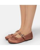 Ballerines en Cuir Forgive And Forget roses