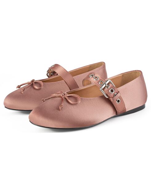 Ballerines en Cuir Forgive And Forget roses