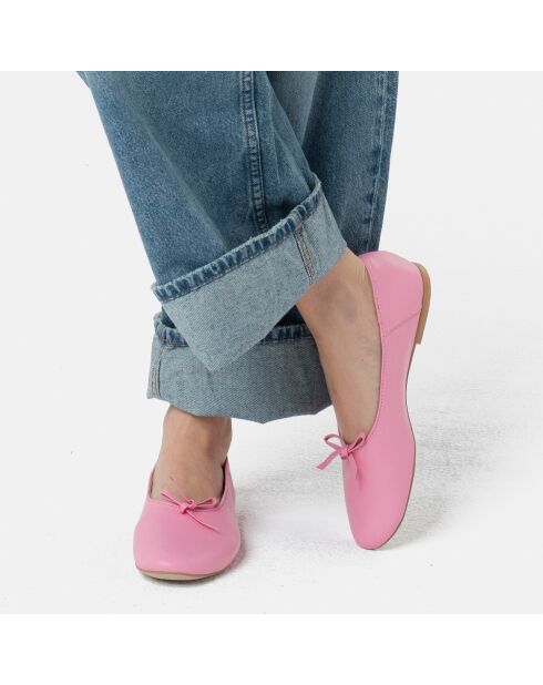 Ballerines en Cuir Find The Way roses