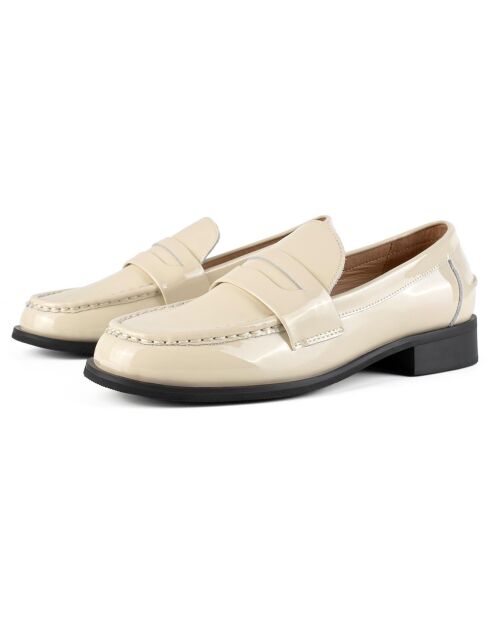 Mocassins en Cuir Good Advice nude
