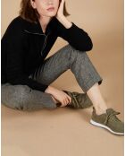 Pull 100% Cachemire Audrey col zippé noir