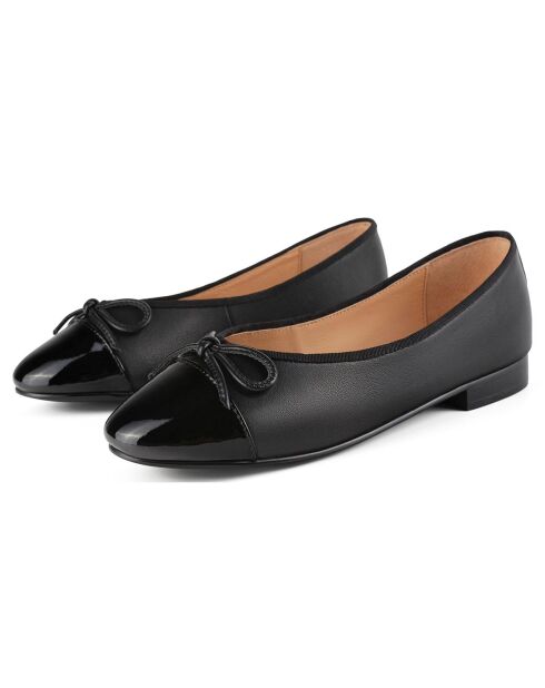 Ballerines en Cuir Goodies noires