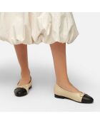 Ballerines en Cuir Goodies nude