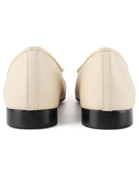 Ballerines en Cuir Goodies nude