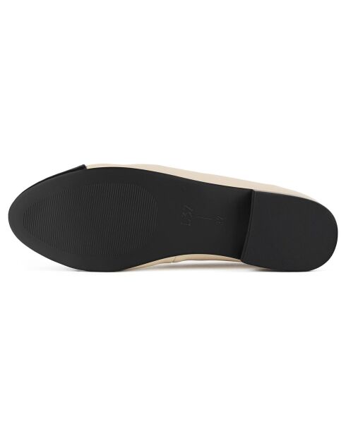 Ballerines en Cuir Goodies nude