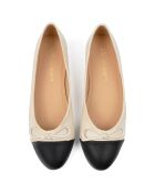 Ballerines en Cuir Goodies nude