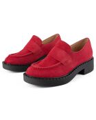 Mocassins en Cuir Here With You rouges