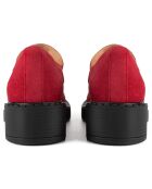 Mocassins en Cuir Here With You rouges