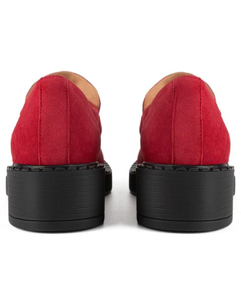 Mocassins en Cuir Here With You rouges
