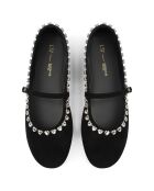 Ballerines en Cuir Love Affair noires