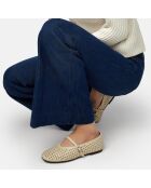Ballerines en Cuir Lavender Haze nude