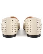 Ballerines en Cuir Lavender Haze nude