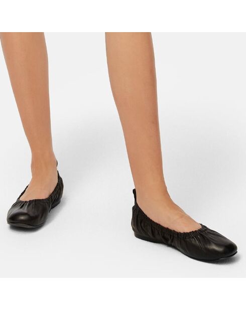 Ballerines en Cuir Long Story Short noires