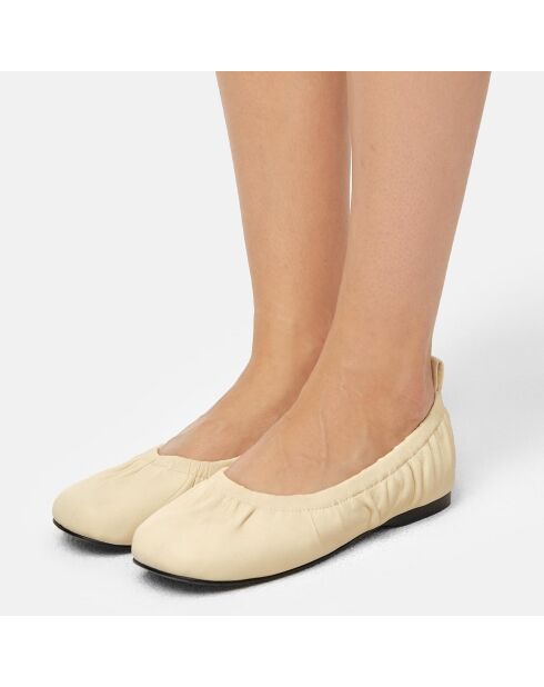 Ballerines en Cuir Long Story Short nude