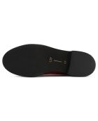 Mocassins en Cuir Long Way To Go rouges