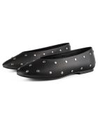 Ballerines en Cuir Multiply noires