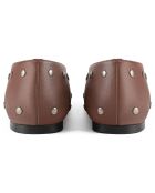 Ballerines en Cuir Multiply marron