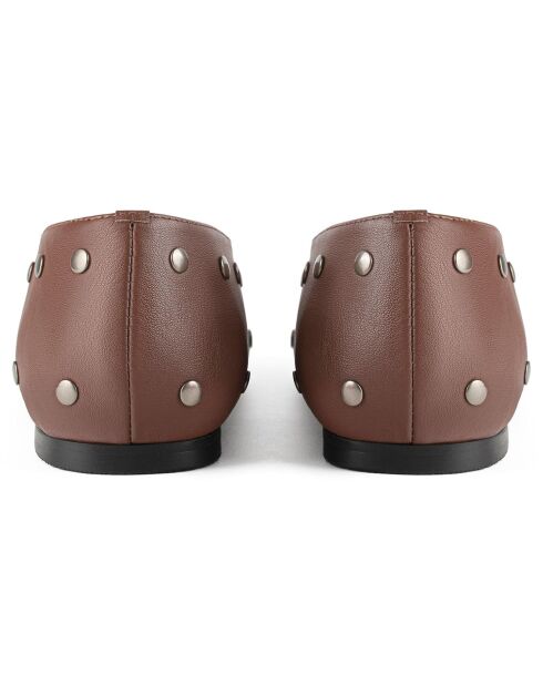 Ballerines en Cuir Multiply marron
