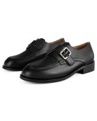 Mocassins en Cuir Nebula Glow noirs
