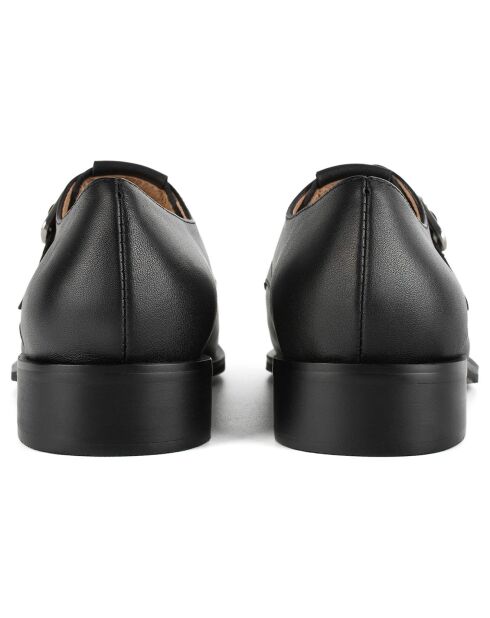 Mocassins en Cuir Nebula Glow noirs