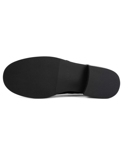 Mocassins en Cuir Nebula Glow noirs